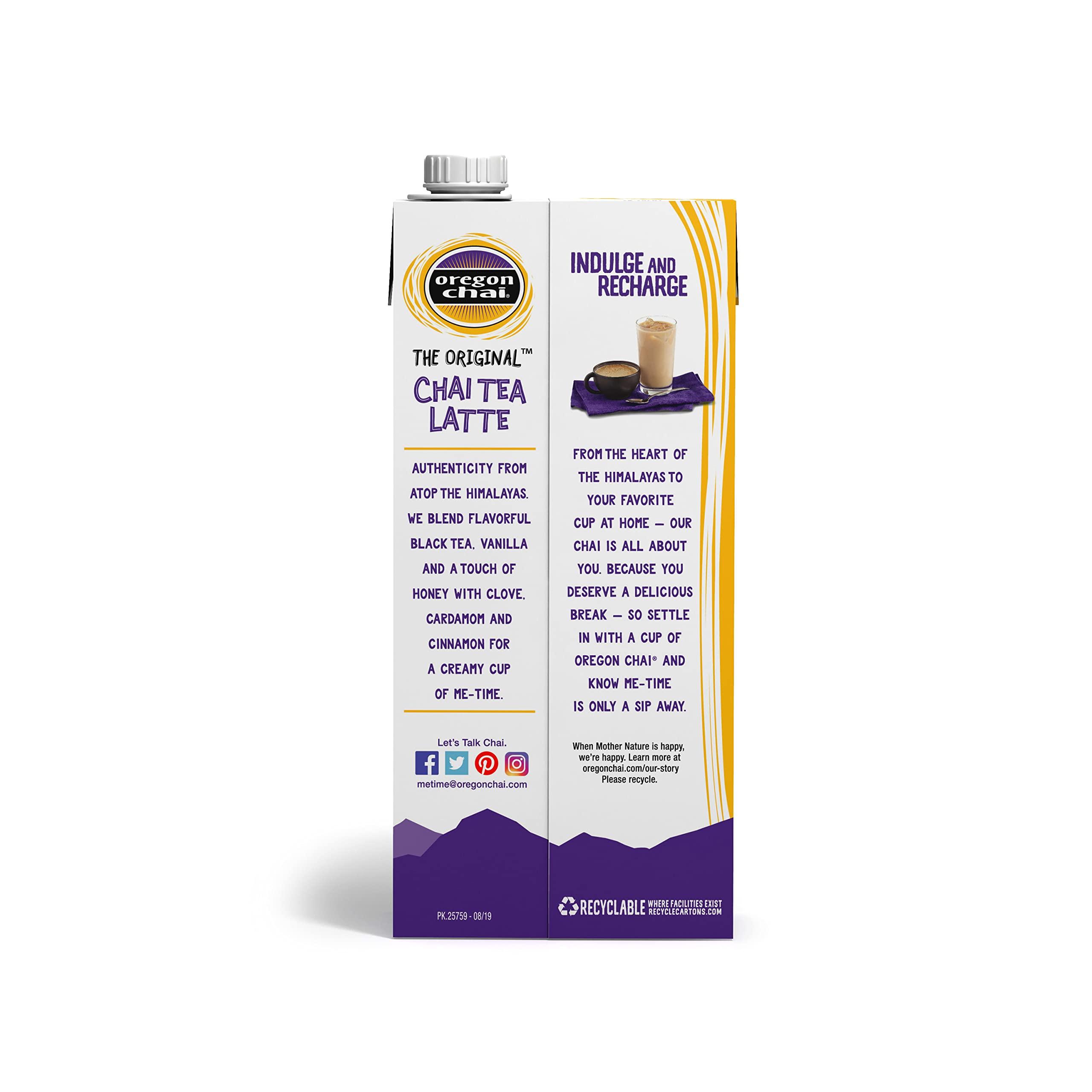 Oregon Chai Oregon Chai Original Chai Concentrate, 32 Fluid Ounce (Pack of 1)