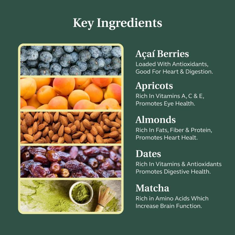 LAUMIÈRE GOURMET FRUITS Laumire Gourmet Fruits - Superfood Parfait Collection - Square (16 Pcs) - Healthy Gift Basket - Dried Fruit Gift Basket - No Added Sugar - Gluten Free - Vegan Gift Basket - Dried Fruit