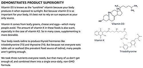 Life Extension Life Extension Vitamins D and K with Sea-Iodine, 90 Caps (Pack of 2)