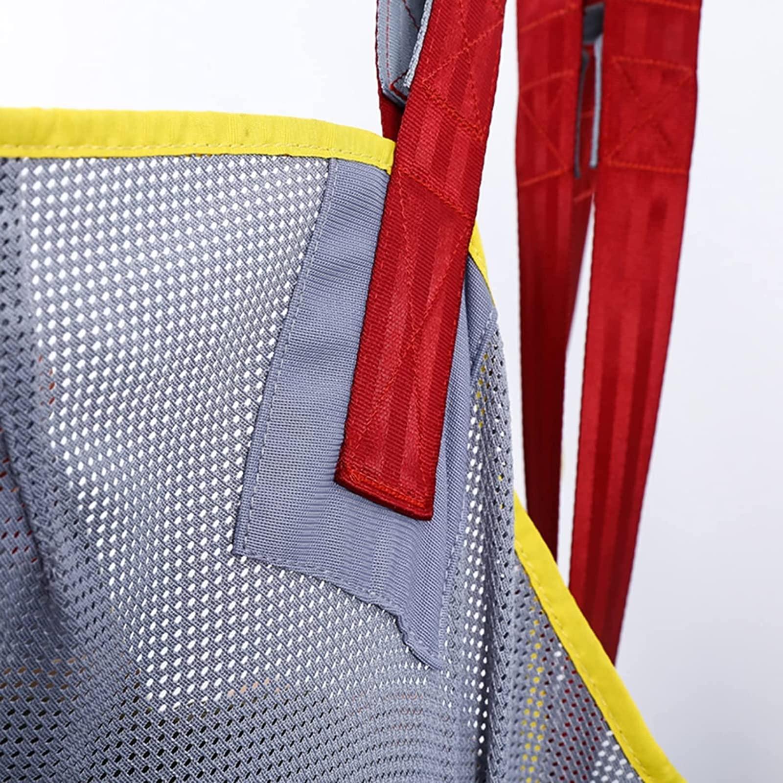 YXJPP Toileting Hoist Sling, Full Body Patient Lift Sling, Universal Mesh Bath Patient Lifting Hoist Sling with Head Support, for Disabled, 507 Lb