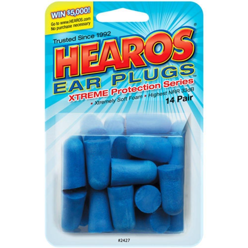 Hearos Hearos Ear Plugs Xtreme Protection, 14-Pair Foam (Pack of 9)
