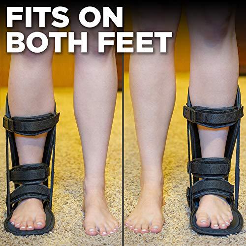 BraceAbility BraceAbility Sleeping Stretch Boot - Plantar Fasciitis Night Foot Splint Adjustable Achilles Tendonitis Brace for Fascia, Tendon and Calf Stretching, Heel and Bone Spur, Arch Pain Treatment (Medium)