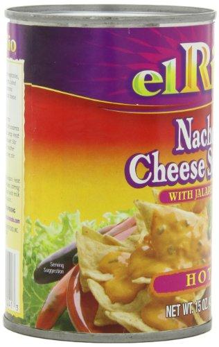 El Rio El Rio Hot Nacho Cheese Sauce, 15-Ounce Can (Pack of 12)