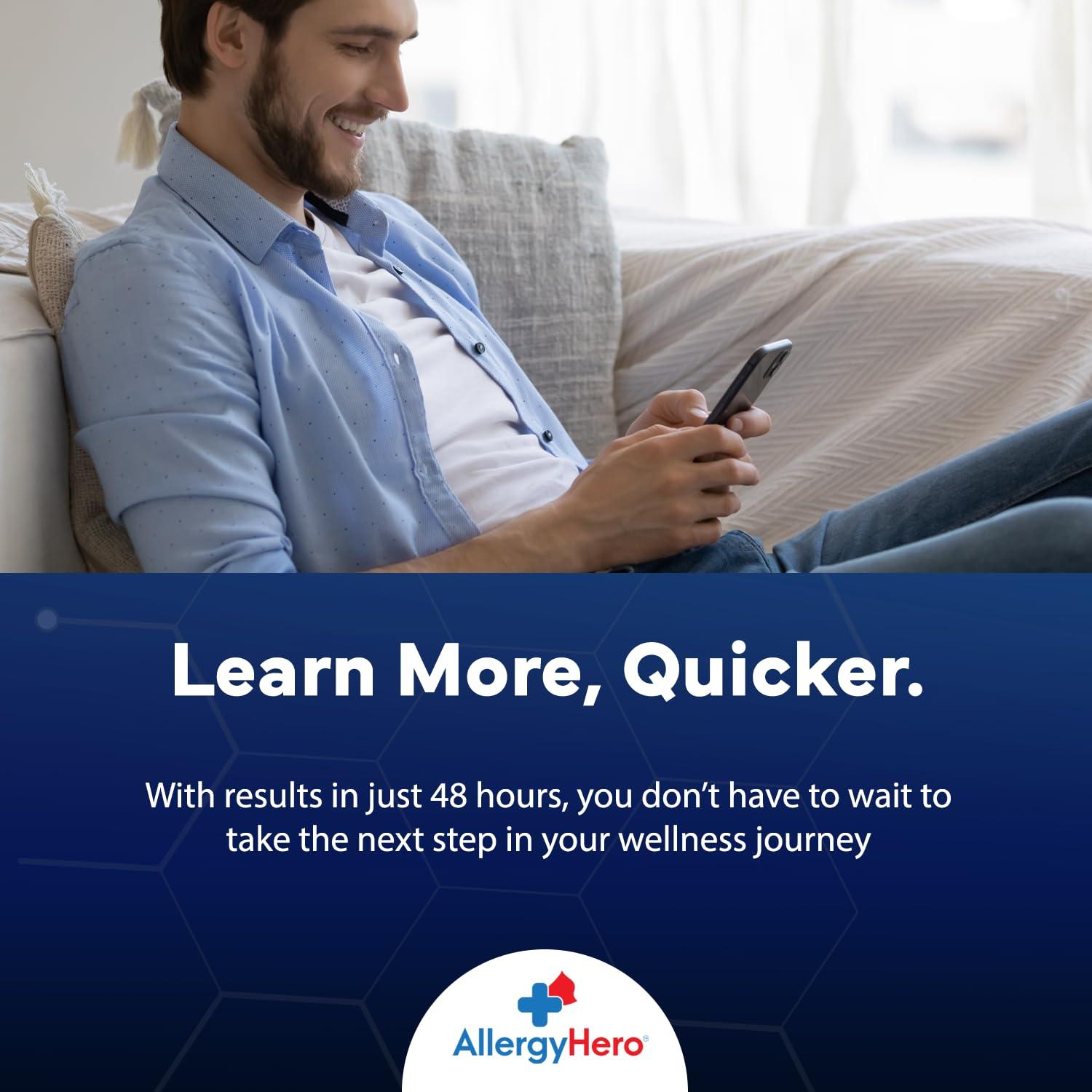 Better Life Science Comprehensive at-Home Food and Environmental Allergy Test Kit with 295 Triggers for Adults and Kids, Easy and Pain-Free Testing for Accurate Results