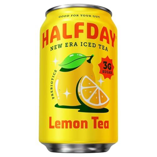 Halfday Halfday Prebiotic Lemon Iced Tea, 12 Fl Oz Can