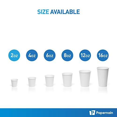 Papernain Papernain [2 oz, 200-Count, White] Paper Disposable Bath Cups, Mouthwash Cups, Bathroom Cups