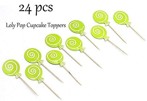Decor Hut Cupcake Liners with Matching Cake Toppers in Gift Box! Party Decorations Baking Fun for Kids, Fun Designs! Bright Colors! (GIFT BOX)