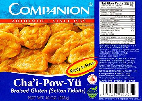 Companion Foods Companion - Braised Gluten Seitan Tidbits, 10 oz. Can (Pack of 6)
