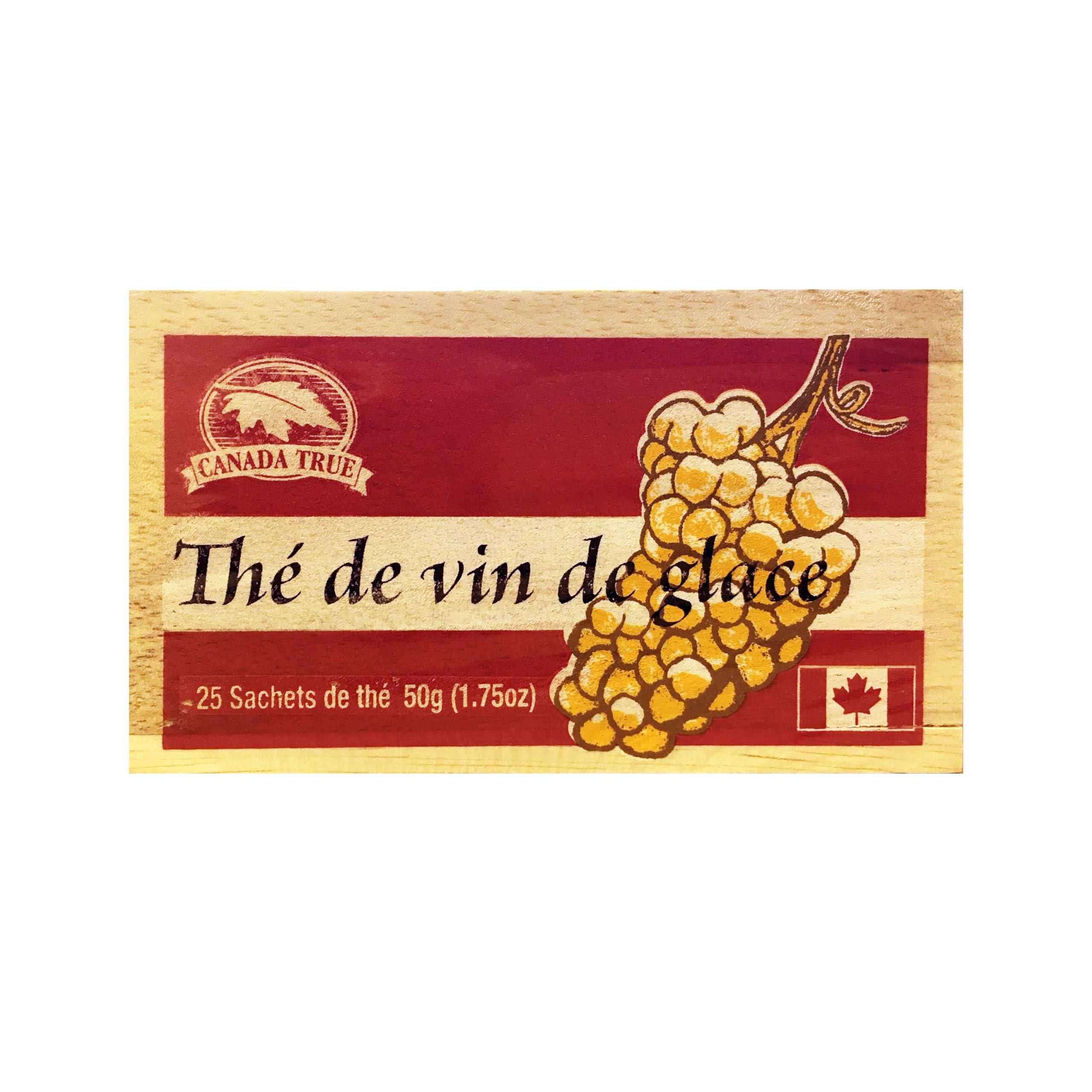 The Canada Store Canada True Icewine Tea 25 Tea Bags Wooden Box