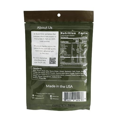 Boxed Halal Halal Beef Jerky, 4 Flavors - Boxed Halal (Jalapeo Garlic)