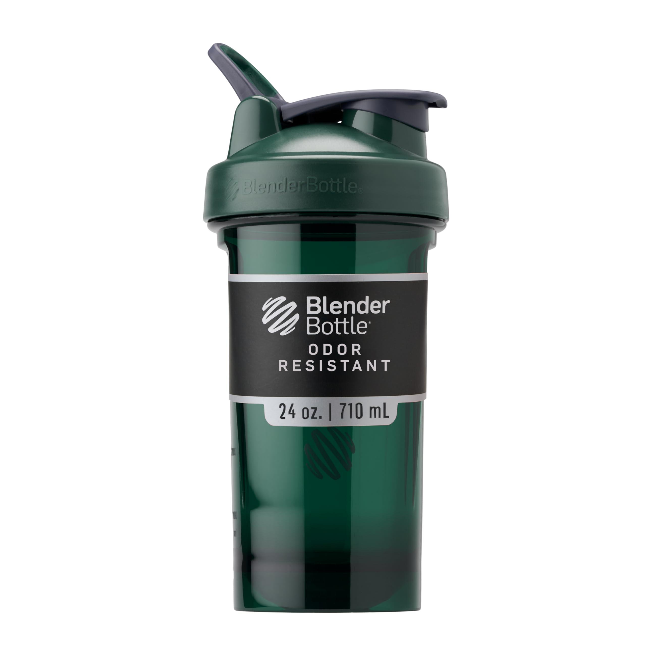 BlenderBottle BlenderBottle Shaker Bottle Pro Series Perfect for Protein Shakes and Pre Workout, 24-Ounce, Green