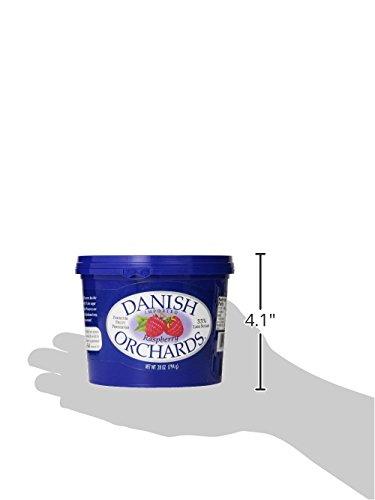 Danish Orchards Danish Orchards Preserves, Raspberry, 28 Ounce (Pack of 12)