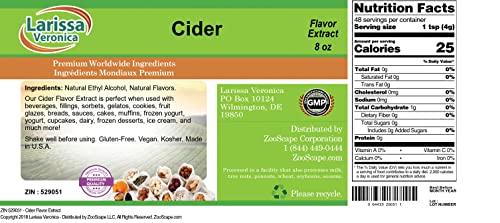 Larissa Veronica Cider Flavor Extract (8 oz, ZIN: 529051) - 3 Pack