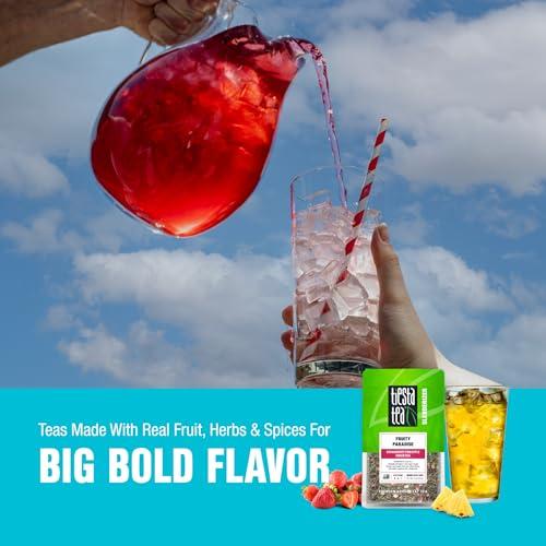 Tiesta Tea Tiesta Tea - Fruity Loose Leaf Tea Gift Box | Medium Caffeinated Tea Variety Pack | Make Hot & Iced Tea | 3 Pouches of Assorted Tea Blends with Green Tea, Blueberry Fruit Tea & Hibiscus Fruit Tea