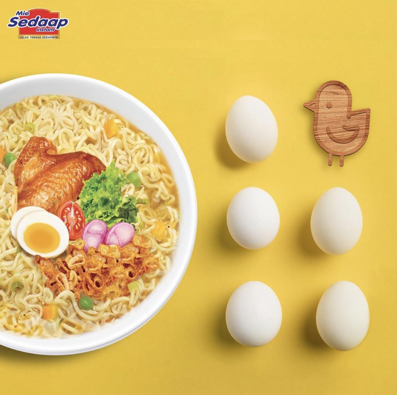 Wingsfood Sedaap Mi Sedaap Instant Noodles, Chicken Onion Flavor, 2.57 oz (Pack of 10)