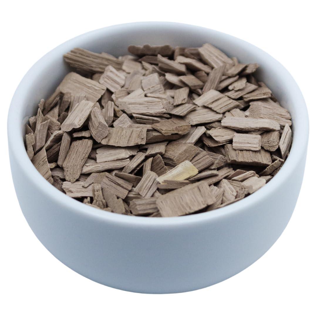 Oak Chips Inc. Oak Chips Inc. American Oak Chips Large Grade (Screened) for Brewing - Untoasted - 5 lbs - Perfect for Aging Wines, Spirits, Beer, and More!
