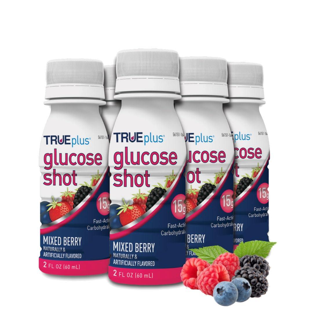 TRUEplus TRUEplus Glucose Shots 12 Bottles - Mixed Berry