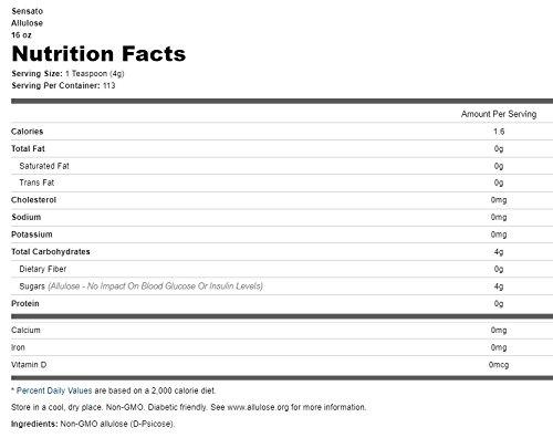 Sensato Sensato Allulose, 16 oz.