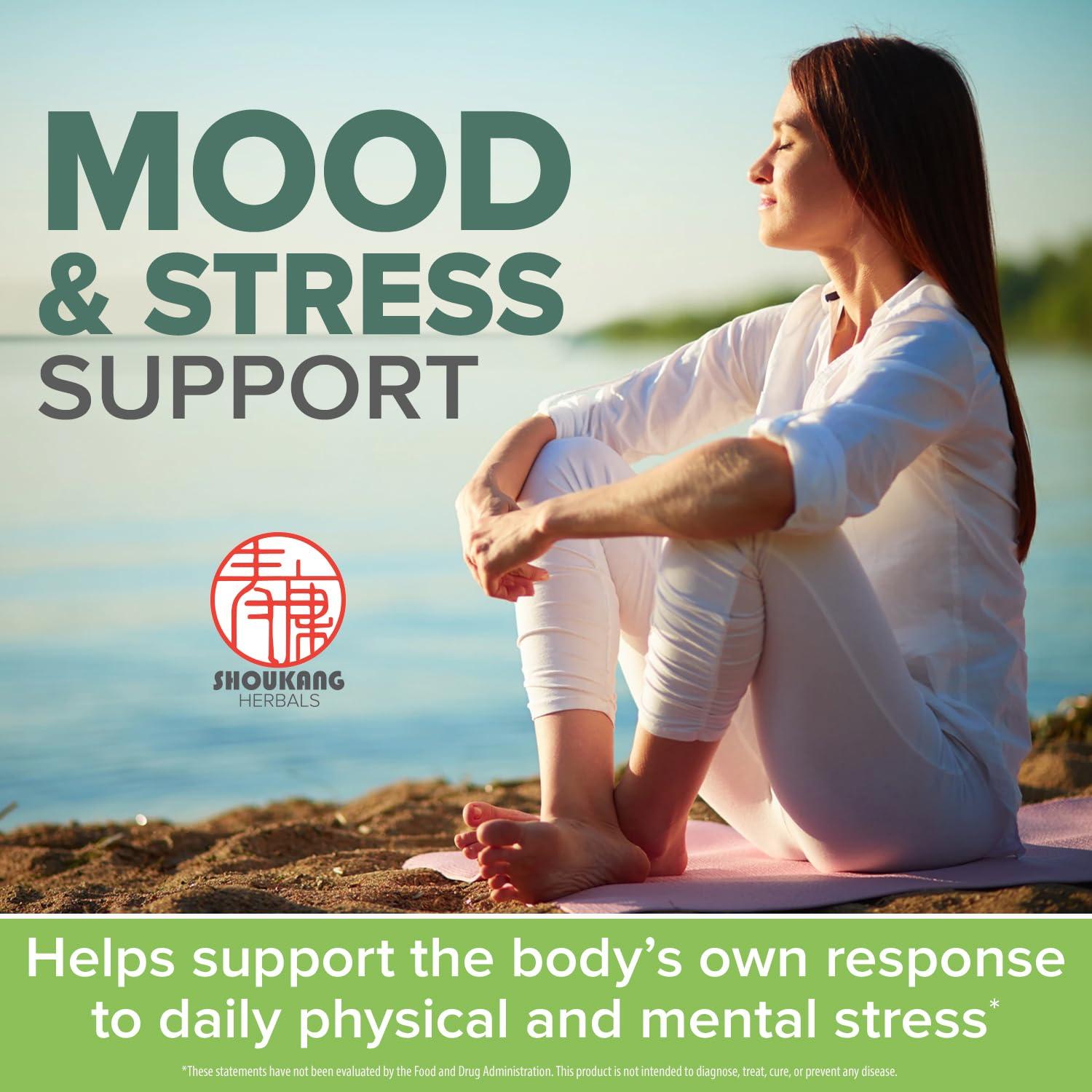 SHOUKANG SHOUKANG Peaceful Spirit HERBALS, Chinese Medicine Herbal Blend, Relieves Stress, Soothes Tension, Promotes Relaxation, 60 Capsules