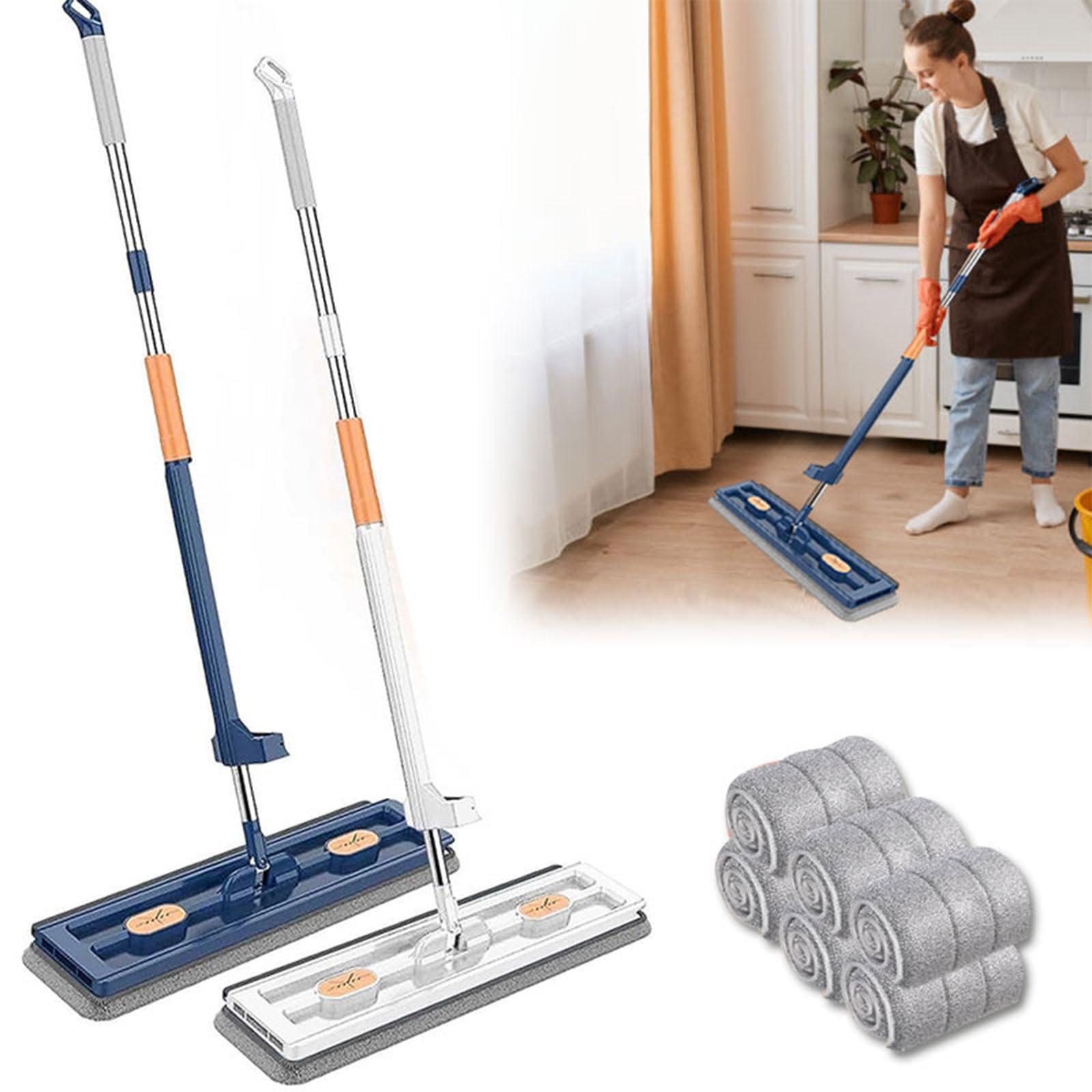 staol staol Flat Mop Floor Cleaning Mop Set Super Absorbent Selfcontained Slide Effortless Cleaning Tool Large Flat Mop