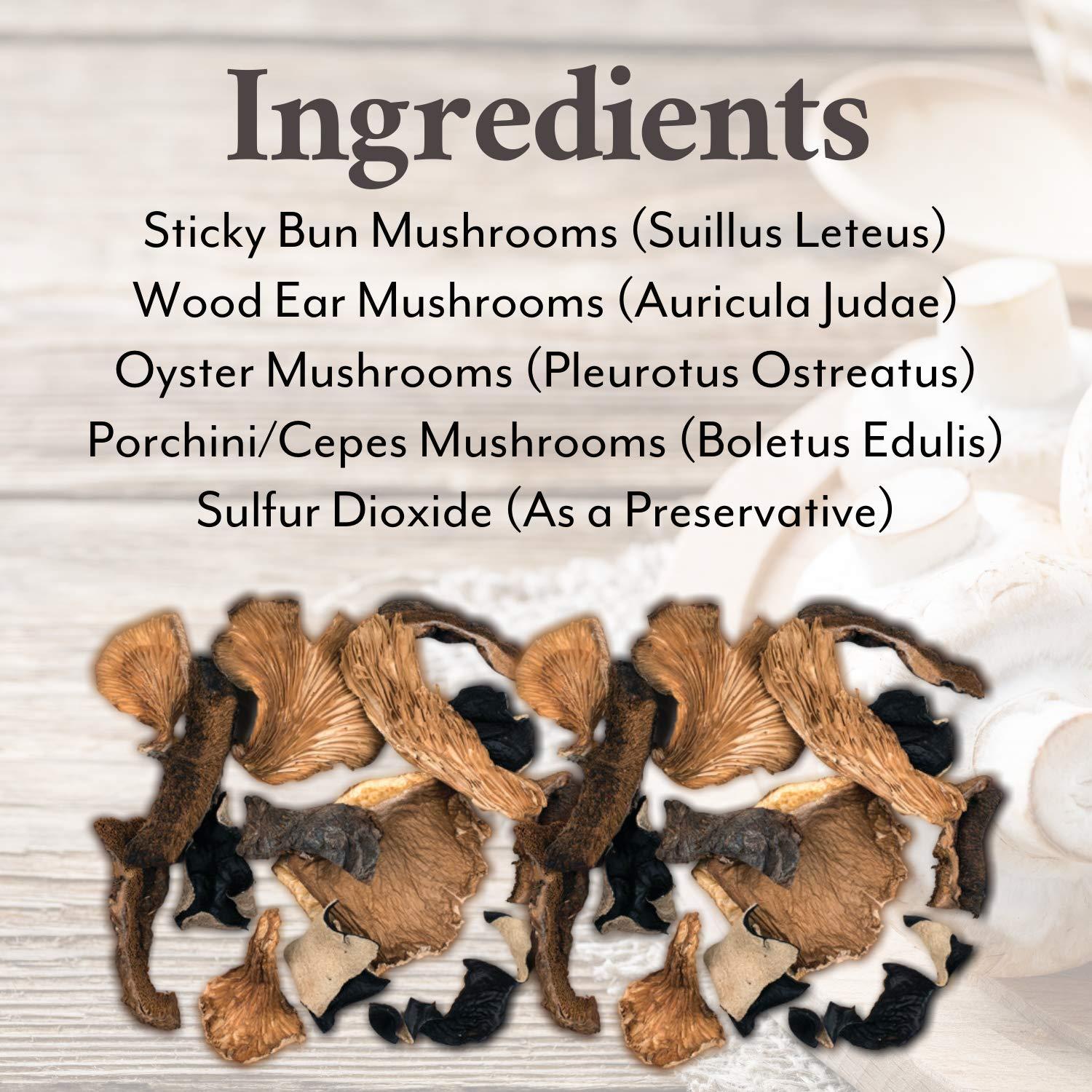 Roland Roland Foods Dried Mixed Wild Mushrooms Specialty Imported Food ,16 Ounce (Pack of 1)
