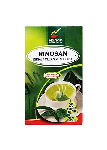 HANAN PERUVIAN SECRETS Hanan Peruvian Secrets Rinosan Herbal Tea | 100% Natural Kidney Cleanse Aid Blend | 25 Tea Bags | Naturally Aids in Supporting Healthy Kidney and Urinary Tract Function - 3 Pack