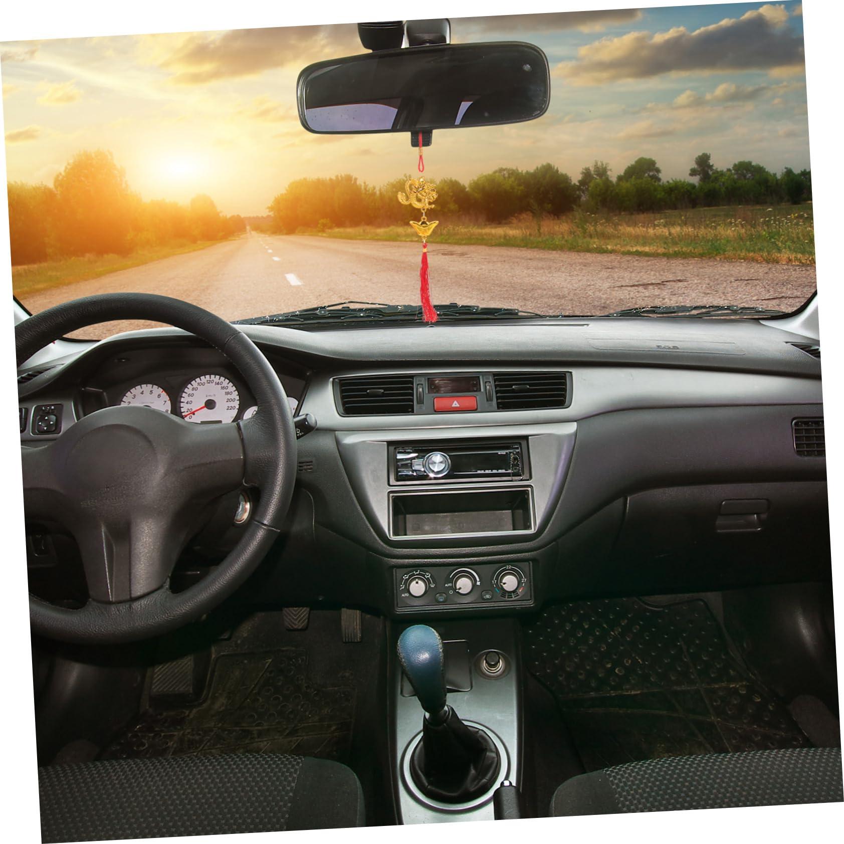 Cabilock 10pcs Good Luck Charms Chinese Style Chinese Chinese red Knot Chinese Decor car Accessories Lucky Knot Lucky New Year Ornaments Christmas Dragon Decor Ornament Rearview Mirror