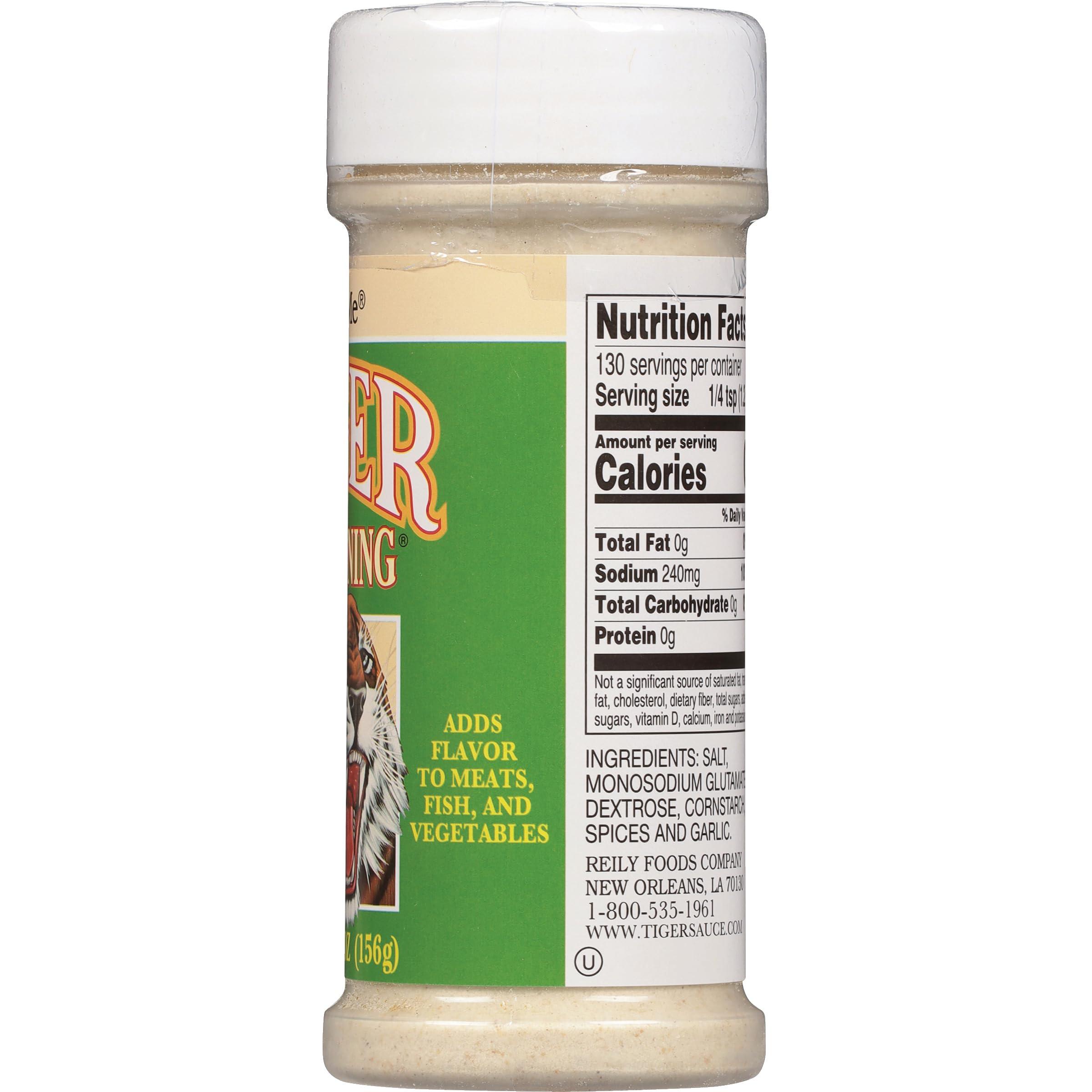 Try Me Try Me Tiger Seasoning for Meat Fish and Vegetables, 5.5oz Bottle (Pack of 6)