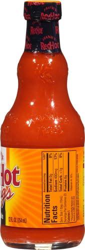 Frank\'s RedHot Frank\'s RedHot Hot Buffalo Wings Hot Sauce, 12 fl oz (Pack of 2)