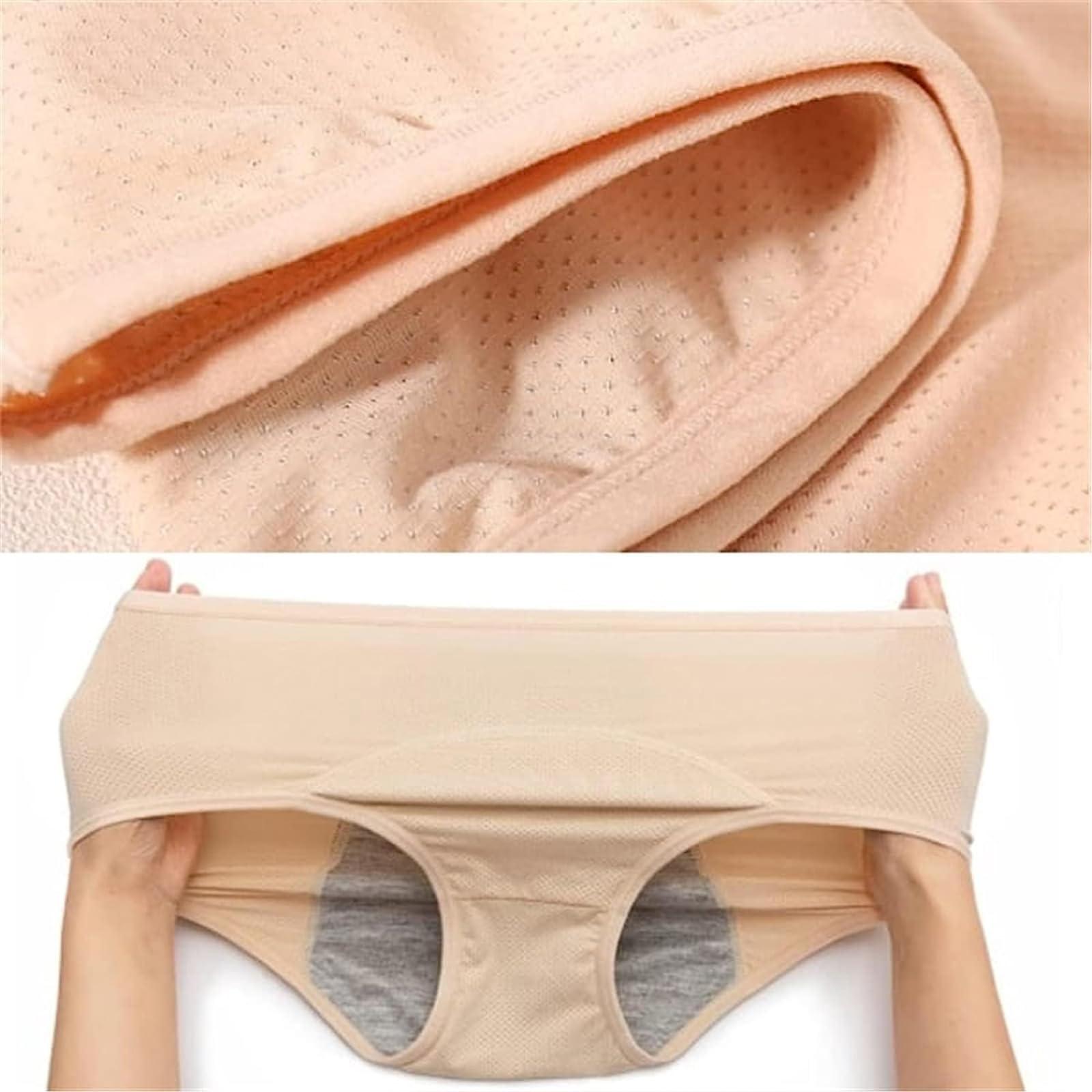 UPIKIT Everdries Leakproof Panties for Over 60#s, 4/8PCS Leak Proof Underwear for Women, Incontinence Underwear (4pcs-b, 4X-Large)