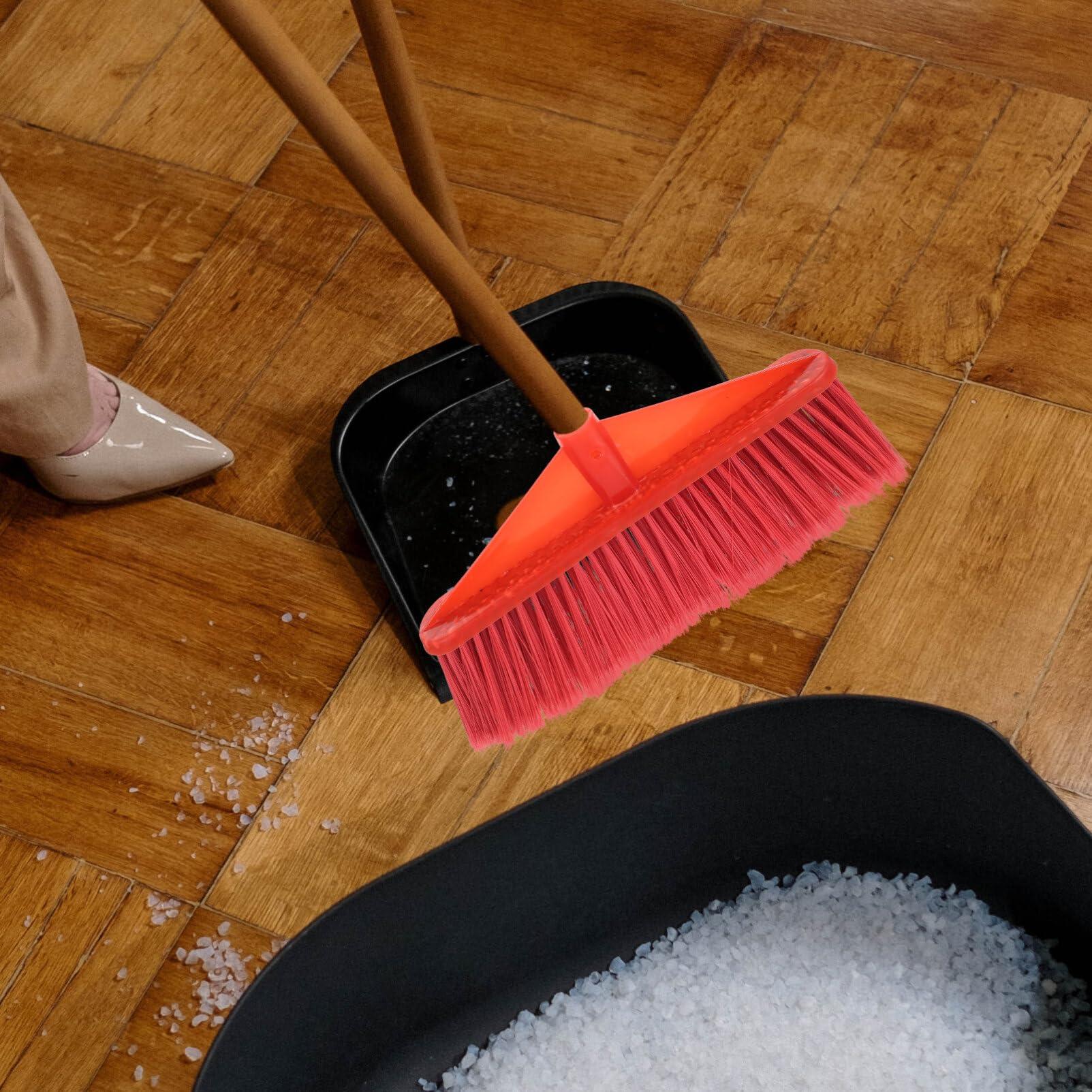 GANAZONO Two-color Plastic Broom Broom Indoor Broom Outdoor Broom Home Accessory Plastic Sweeper Part Cleaning Broom Head Garden Broom Part Broom Replacement Kitchen Supply