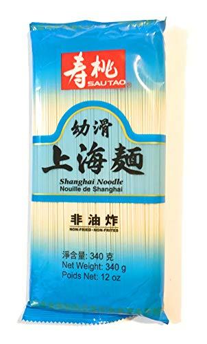 Sau Tao Sautao Non-Fried Thin Shanghai Noodles 12 Oz(4 pack) And 4 Pairs Of Chopstick