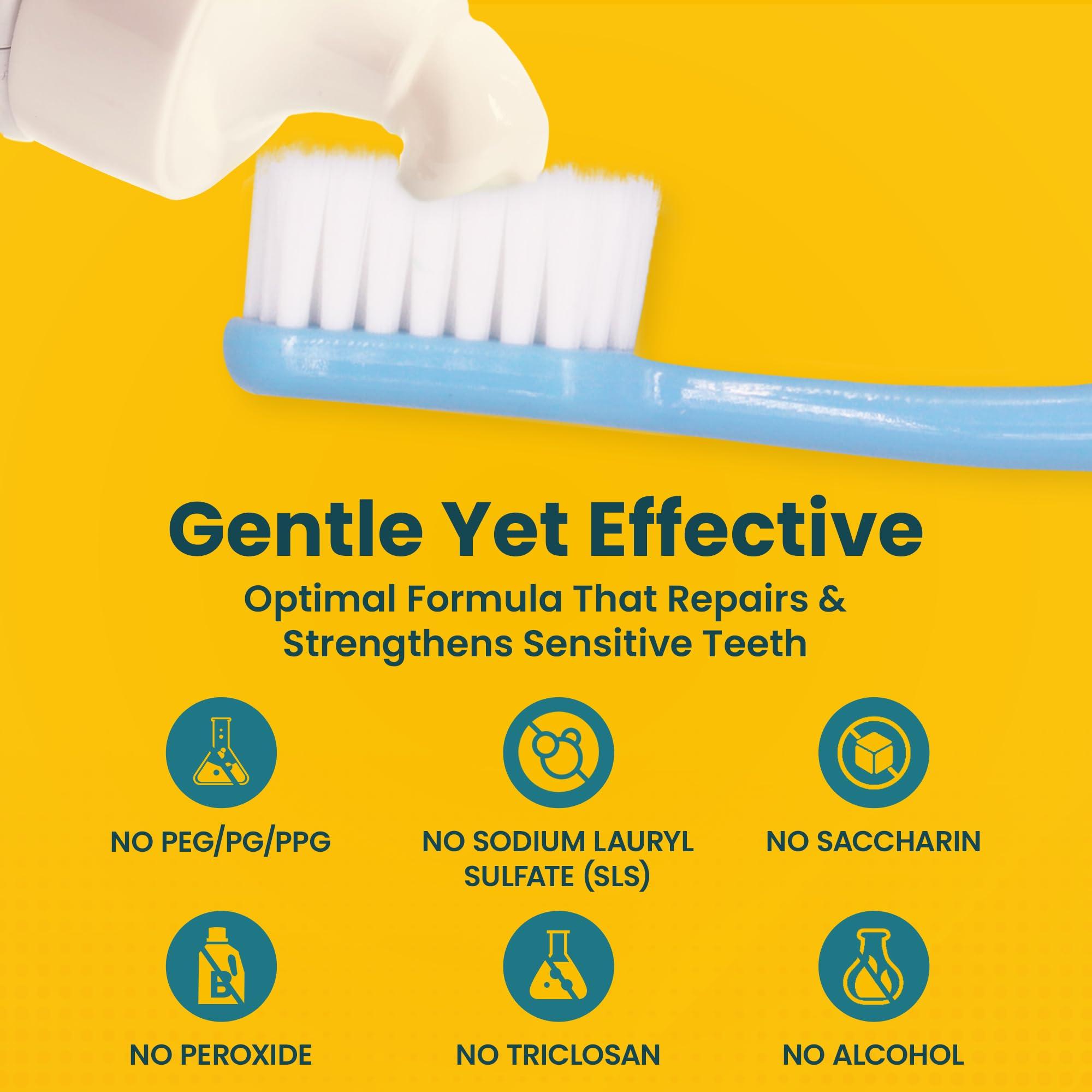 Pearlie White Pearlie White Active Remineralization Fluoride Free Toothpaste - 3.8oz/110gm - Remineralizing Toothpaste for Tooth Enamel Repair - Helps Remove Stains - Contains Hydroxyapatite and Xylitol - Pack of 1