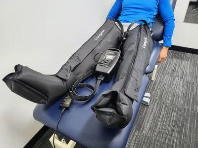 LONGEST LONGEST Lymphedema Pumps Legs Air Compression Recovery Boots Leg Recovery Compression System Machine for Swelling, Circulation & Pain Medium