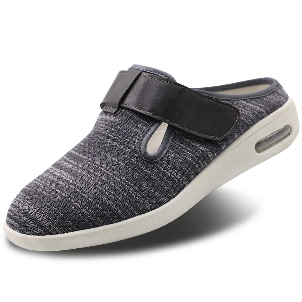 Secret Slippers Women's Diabetic Slippers Extra Wide Width Walking Shoes with Adjustable Closures for Diabetic Edema Plantar Fasciitis Bunions Arthritis Swollen Feet