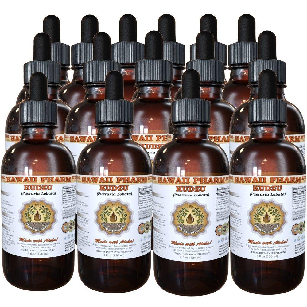 HawaiiPharm Kudzu (Pueraria lobata) Liquid Extract 15x4 oz