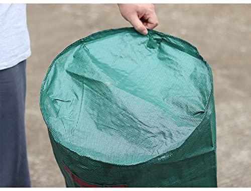 CCLONGTT CCLONGTT Camping Trash Can Lawn Garden Bags Leaf Bags Large Yard Dustpan Reusable Yard Waste Bags 32/72/80/105/132 Gallons Lawn Debris Leaf Bags Recycling Bag 4 Handles (Color : 2pcs, Size : 500L)