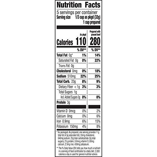 General Mills Hamburger Helper Beef Pasta, 5.9 Oz
