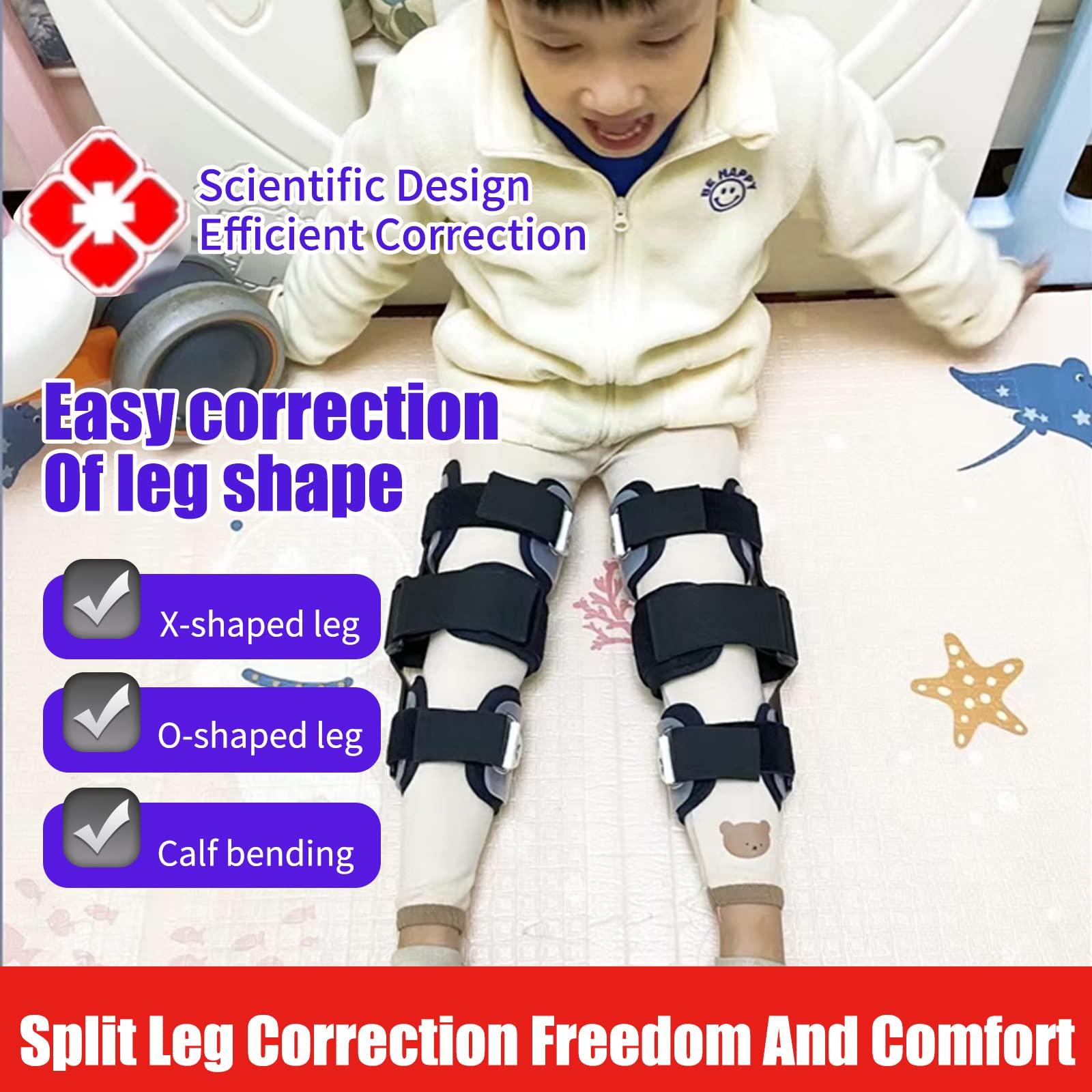 Shuyan Jiao Shuyan Jiao O/X Leg Type Correction Belt Pediatric Kids Leg Posture Corrector Brace for Children Knees Valgus Straighten Belt Lightweight Medical O/X Legs Type Bandage (M -1 Pair)
