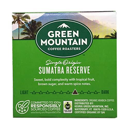 Green Mountain Coffee Green Mountain Coffee Organic K-Cup, Sumatran, 12-Count, Packaging may Vary