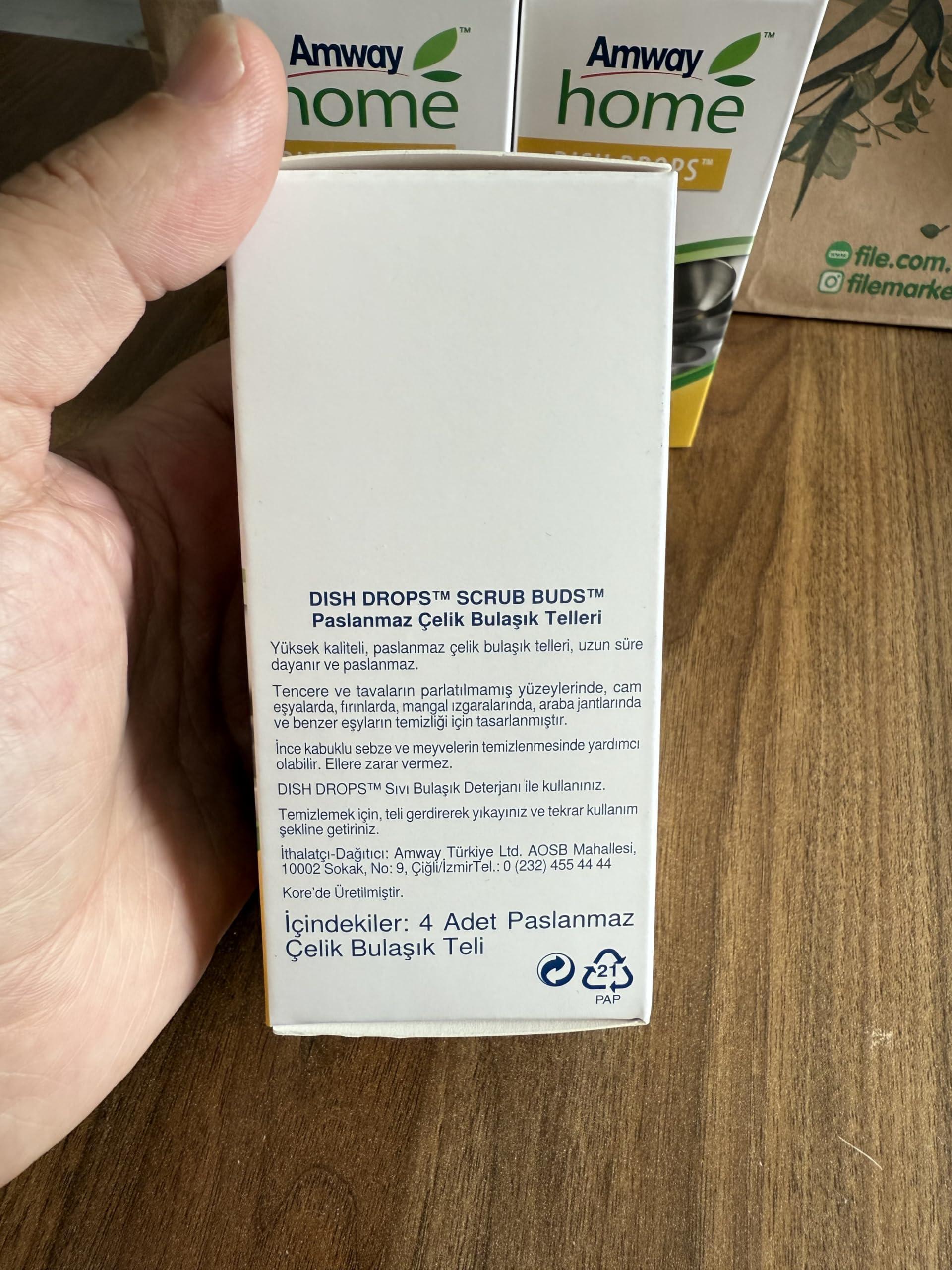 Amway Home Clean Scrub Buds Pads, Stainless Steel Scouring Pads 4 Pieces Sold By Go Greens