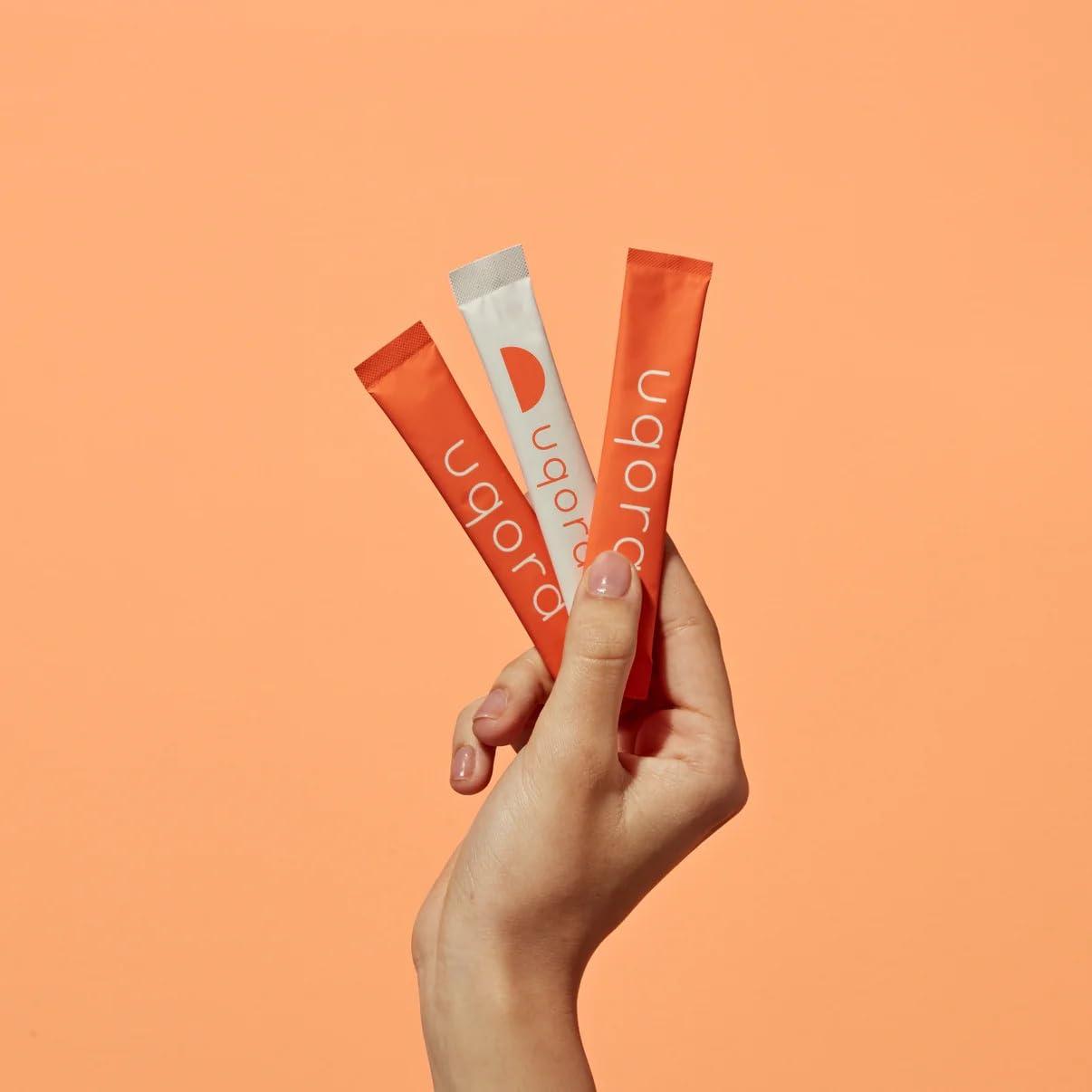 Uqora Uqora Flush - Urinary Tract* with D-Mannose, Vitamin C, Vitamin B6, Potassium, Magnesium & Calcium - Gluten-Free & Vegan - Pink Lemonade Flavor - 10 Packets (1 Pack)