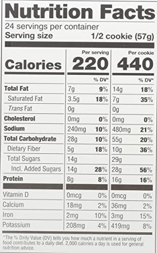 Lenny & Larry\'s Lenny & Larry\'s The Complete Cookie, Choc-O-Mint, 16g Plant-Based Protein, Vegan, Non-GMO, 4 Oz (Pack of 12)