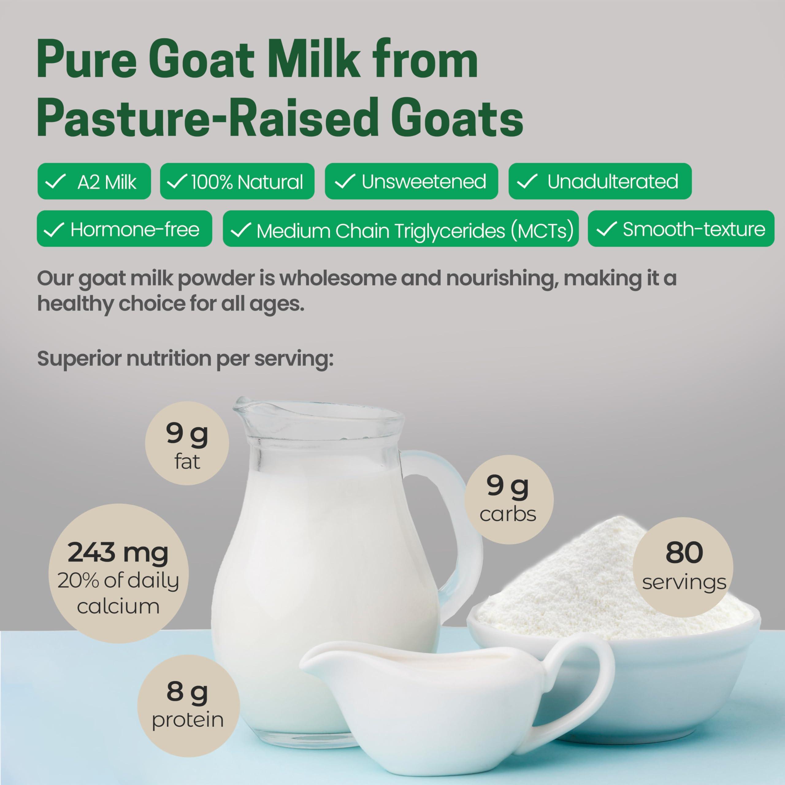 Z Natural Foods Z Natural Foods Goat Milk Powder - Pure Netherlands Full Cream Milk, Powdered Goat Milk, Highly Nutritious, Easy Digestion - Whole Goats Milk for Adults for Smoothies, Cooking, Baking, 5 lbs