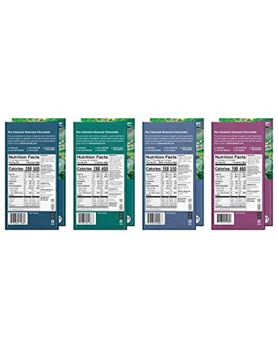 Alter Eco Alter Eco | Blackout Variety Pack | Pure Dark Cocoa, Fair Trade, Organic, Non-GMO, Gluten Free Dark Chocolate Bars - (4 Flavors - 8 Bars)