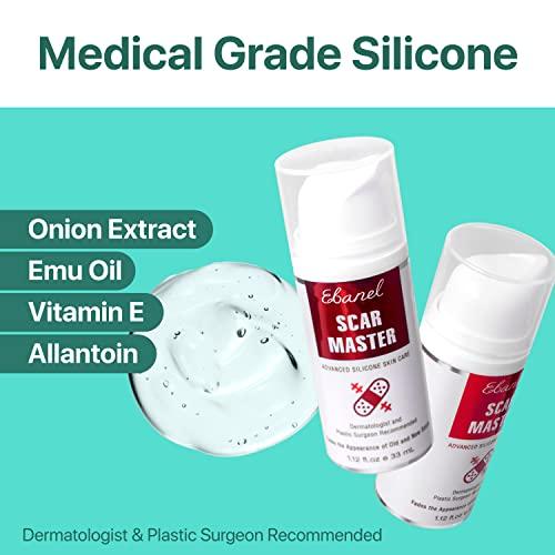 Ebanel Laboratories Ebanel Bundle of Advanced Silicone Scar Gel 1 Oz, and 20% Vitamin C Serum