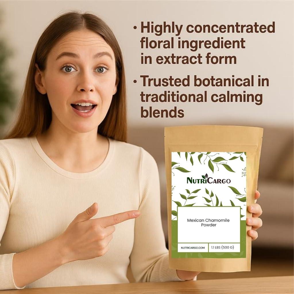 NutriCargo NutriCargo Chamomile Powder Mexico 4:1 Powdered Extract 1.1 LBS (500 G)