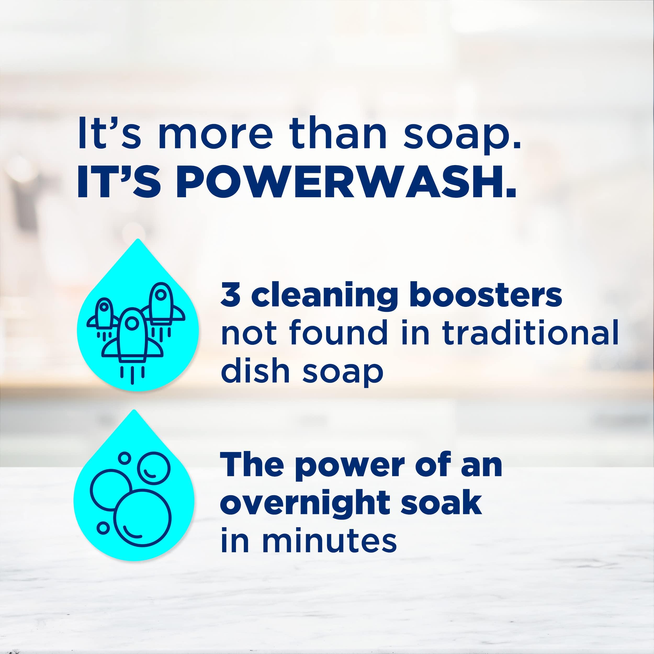Dawn Dawn Powerwash Spray, Dish Soap, Dishwashing Liquid, Cleaning Supplies, Lemon, 1 Starter Kit + 3 Refills, 4 units of 16oz (64oz)