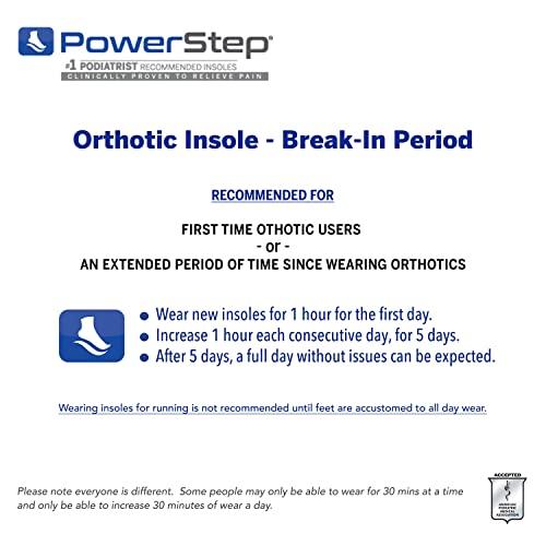 Powerstep PowerStep Insoles, Pinnacle Dress, Arch Pain Relief Insole, For Dress Shoes, Arch Support Orthotic For Women and Men, M5/W7