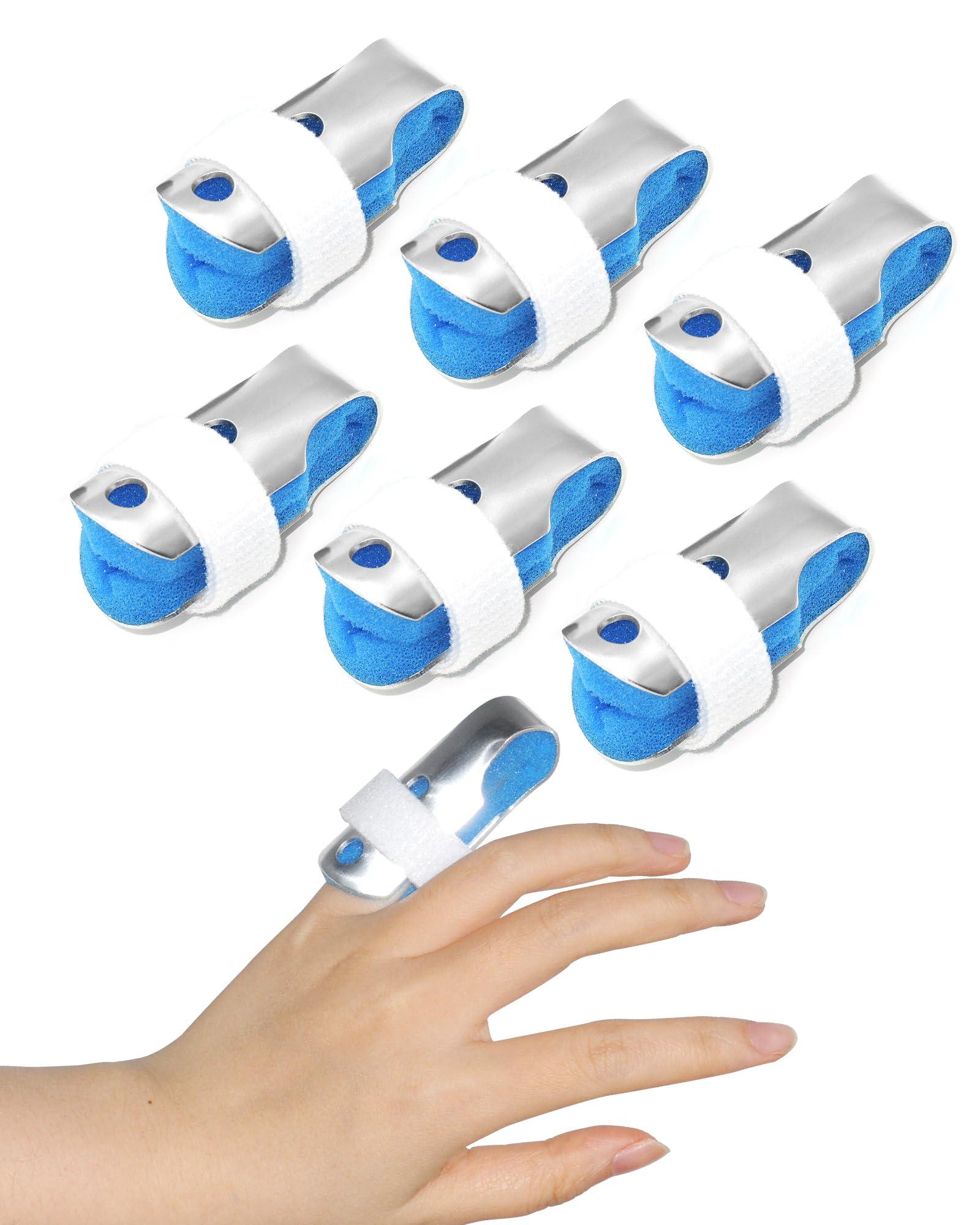 TAROYQASUL TAROYQASUL Kids Finger Splint, 6 Pcs finger splints for broken finger pinky Support kids finger splint small Braces Arthritis Knuckle Care